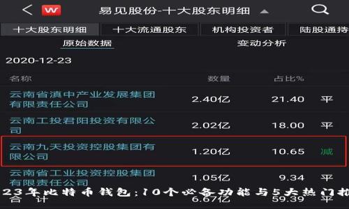 2023年比特币钱包：10个必备功能与5大热门推荐