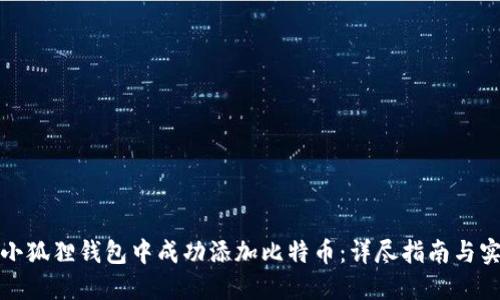 如何在小狐狸钱包中成功添加比特币：详尽指南与实用技巧