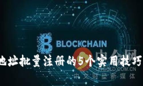 2023年TP钱包地址批量注册的5个实用技巧与常见问题解答