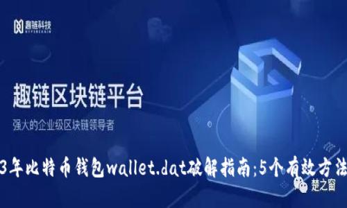 2023年比特币钱包wallet.dat破解指南：5个有效方法解析